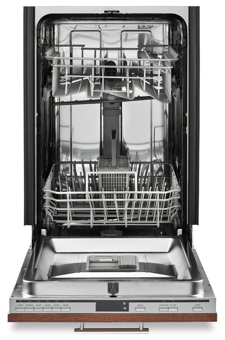 Lave-vaisselle encastré Whirlpool de 18 po et de 50 dBA avec commandes sur le dessus - panneau personnalisable - UDPS5118PP