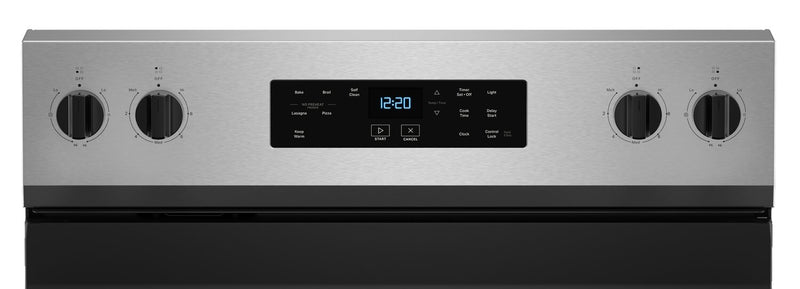 Cuisinière électrique Whirlpool de 5,3 pi³ avec autonettoyage - acier inoxydable - YWFES3530RS