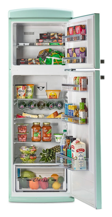 Réfrigérateur Classic Rétro d’Unique de 24 po et de 11 pi3 à congélateur supérieur - vert menthe estival - UNQ-310L LG TM