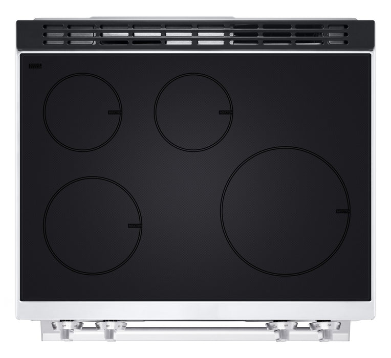 Cuisinière induction encastrée intelligente LG de 6,3 pi3 avec friture à air - LSIL6334XE