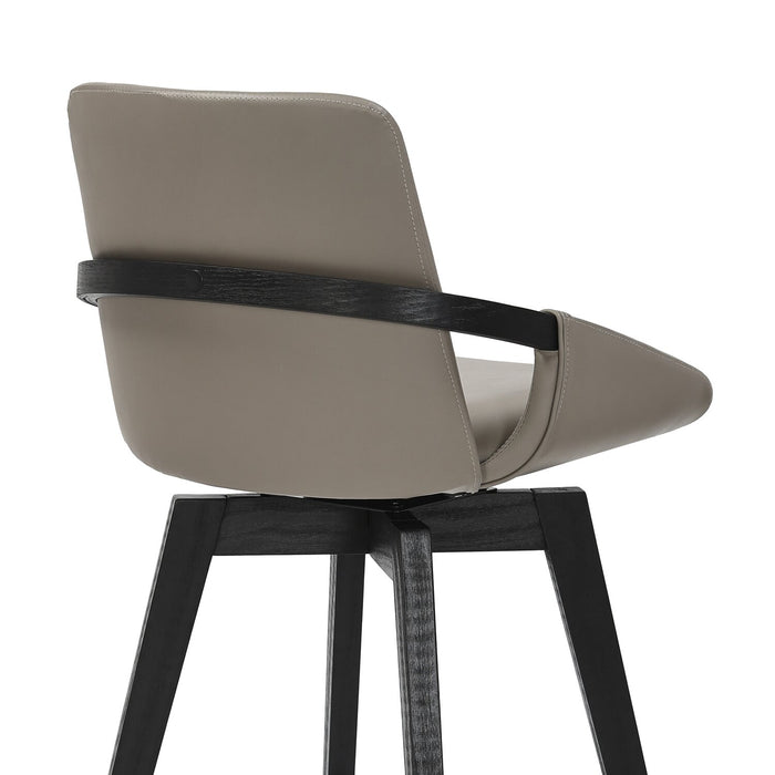 Tabouret Apex pivotant de hauteur comptoir - taupe