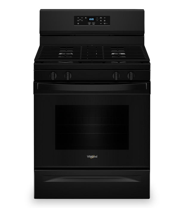 Cuisinière à gaz Whirlpool de 5,3 pi³ et de 30 po avec brûleur SpeedHeatMC - WFGS3530RB