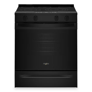 Cuisinière électrique Whirlpool de 5,3 pi³ et de 30 po avec cuisson à air - noire - YWSES5030SB