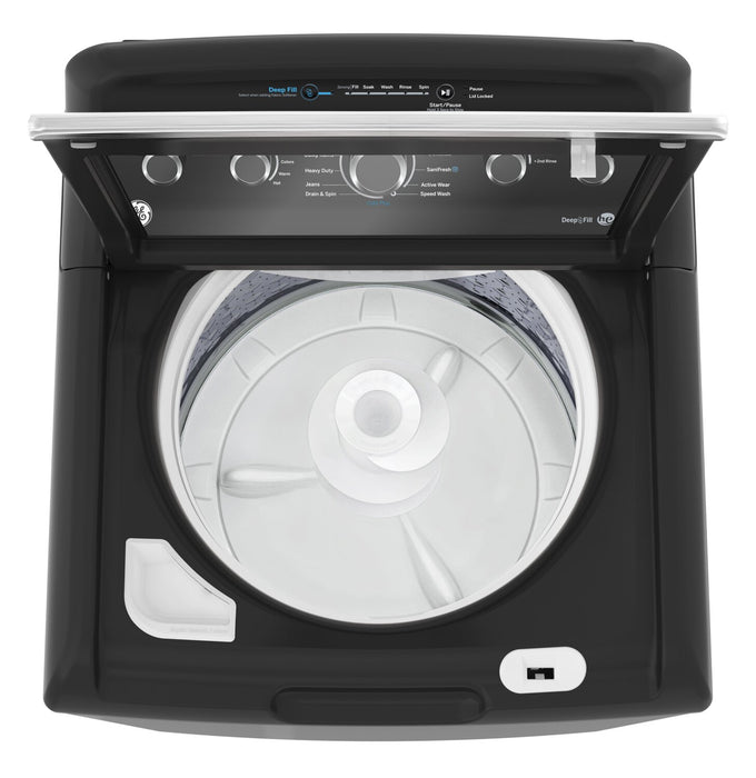 Laveuse GE à chargement par le haut de 4,9 pi³ avec agitateur - gris diamant - GTW491BMRDG