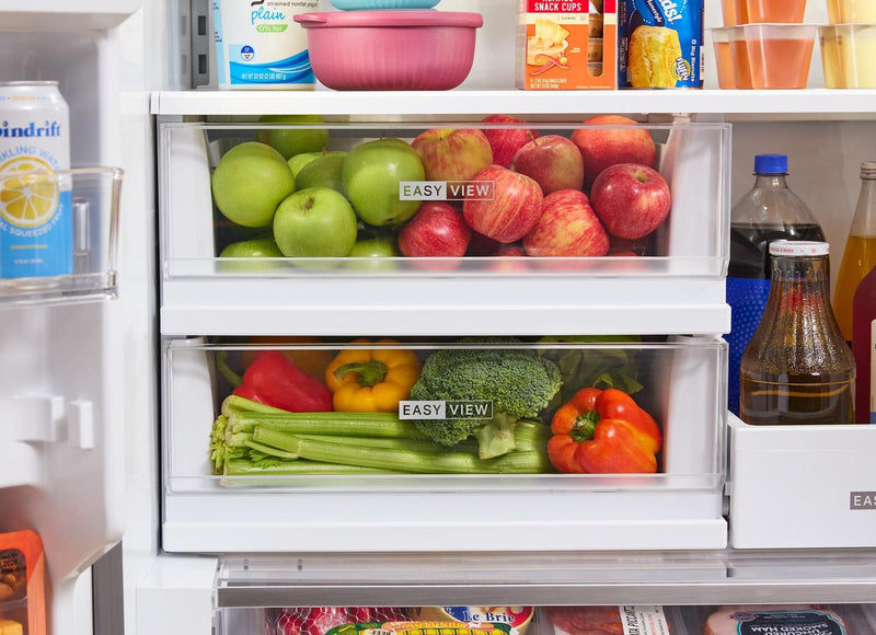 Réfrigérateur Whirlpool de 23,4 pi3 et de 36 po à portes françaises - acier inoxydable résistant aux traces de doigts - WRFC5036RZ