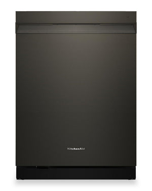 Lave-vaisselle KitchenAid de 24 po et de 44 dBA avec troisième panier 360° Max JetsMC - minerai noir - KDPS624SBE 