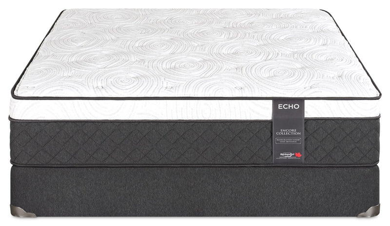 Ensemble matelas ferme à Euro-plateau Encore Echo de Springwall pour lit double 