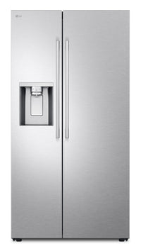  Réfrigérateur LG de 27 pi3 et de 36 po à compartiments juxtaposés - acier inoxydable résistant aux traces de doigts - LL27T3530S