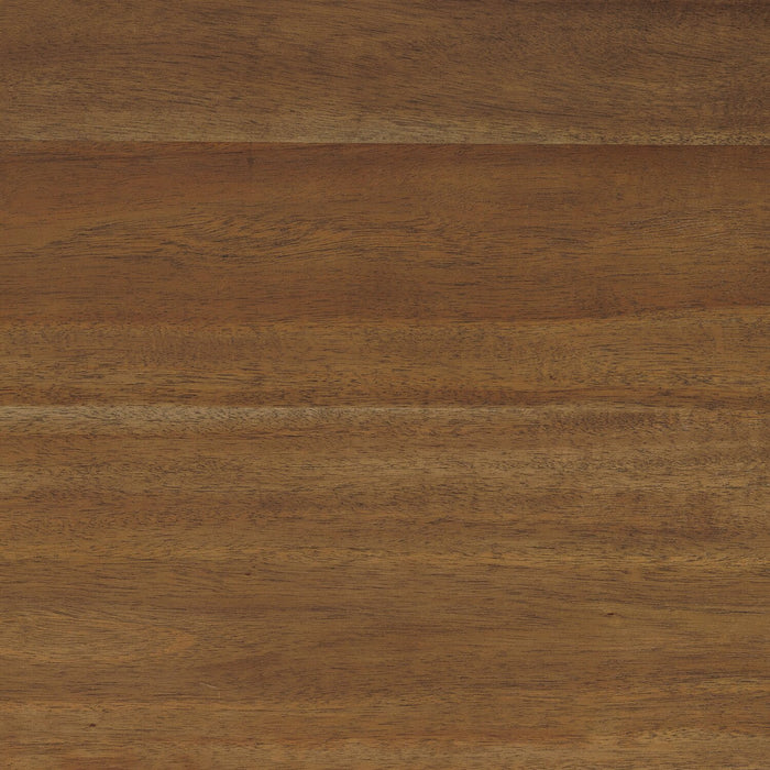 Table de bout rustique Nathan de 24 po avec rangement et tablette - brun clair