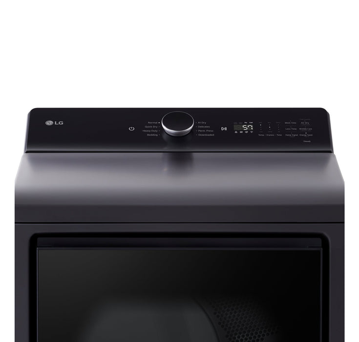 Sécheuse électrique LG de 7,3 pi³ - noir mat - DLE8400BE