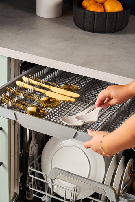 Lave-vaisselle encastré Kenmore de 24 po et de 45 dBA avec commandes à l’avant - Acier Inoxydable - KKDW3RPHLIFT-45SS