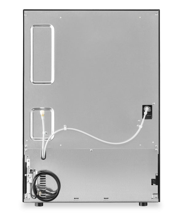 Tiroir réfrigérateur-congélateur double KitchenAid de 5,7 pi³ et de 24 po sous le comptoir - panneau personnalisable - KUCT524SPA
