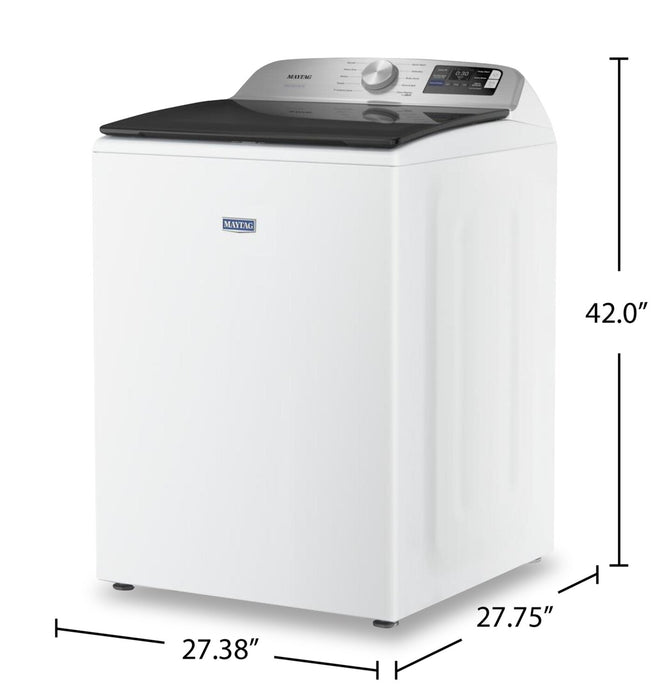Laveuse intelligente Maytag à chargement par le haut de 6,0 pi³ - blanche - MTW6205RW