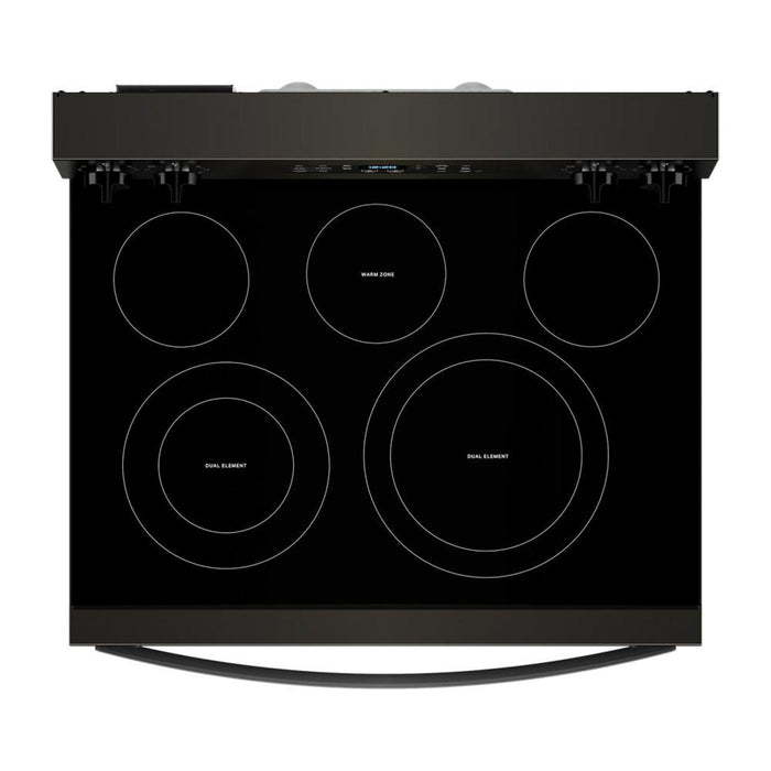 Cuisinière électrique Whirlpool de 5,3 pi3 avec friture à air sans préchauffage - acier inoxydable noir - YWFES5030RV 