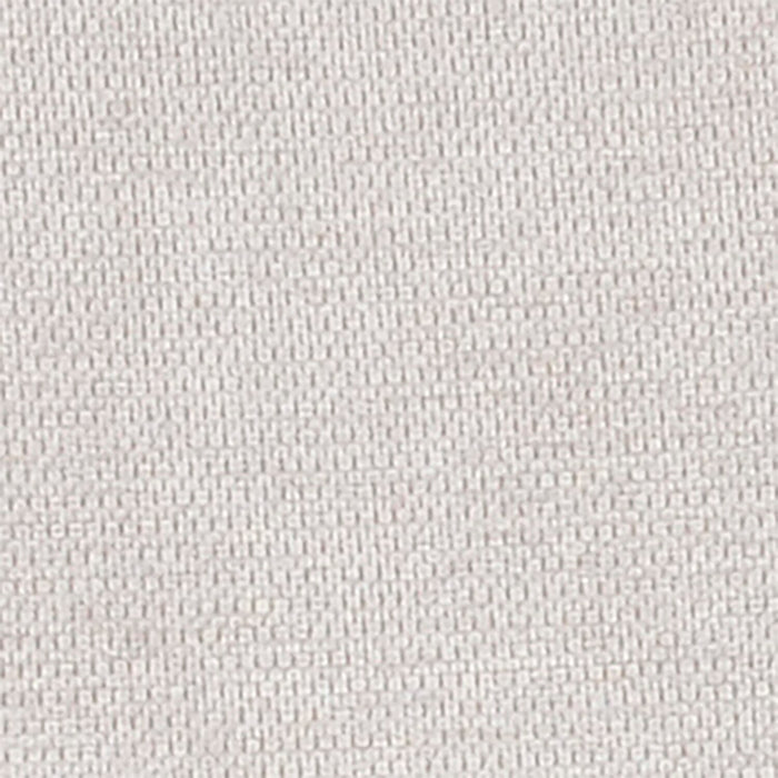 Chaise de salle à manger Sara à oreilles en tissu de polyester et en métal - blanche