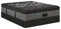  Ensemble matelas semi-ferme à Euro-plateau Presidential Suite de série Hotel de Beautyrest BlackMD pour grand lit