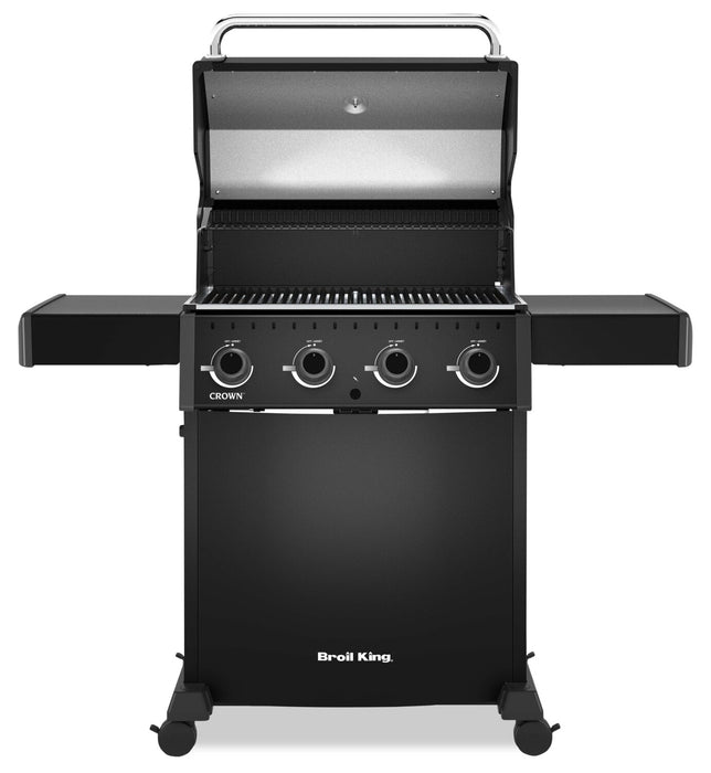Barbecue à gaz propane Broil King CrownMC 410 Shadow de 40 000 BTU - noir - 865054