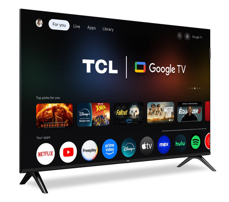 Téléviseur intelligent QLED TCL Q3K Full HD de 43 po avec boîtes quantiques et Google TV (43Q3K)