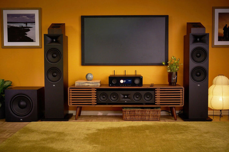 Caisson d’extrêmes graves amplifié de 500 W JBL Stage 220P de 12 po – noir (JBL220PBLKAM)