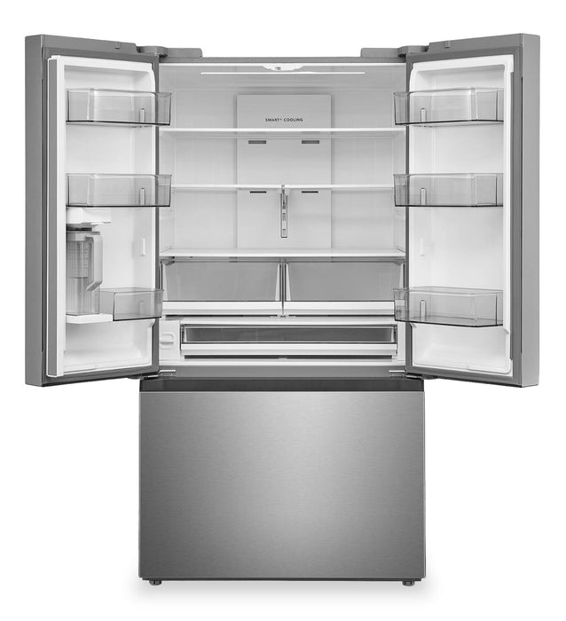 Réfrigérateur Midea de 31,7 pi³ et de 35,8 po à portes françaises - acier inoxydable - MRF32I6BST