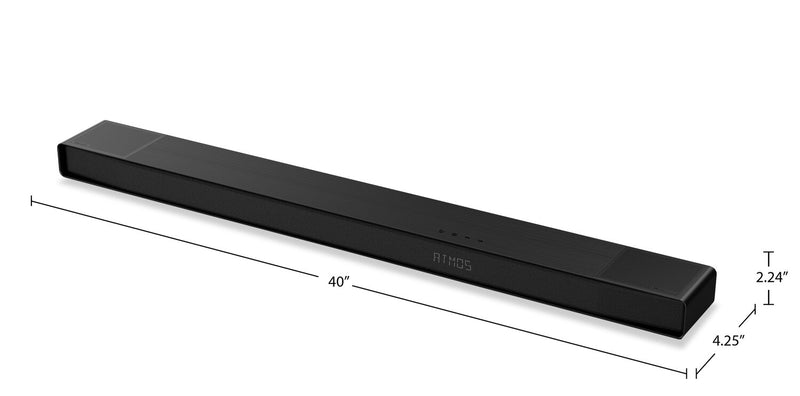 Barre de son de 600 W à 5.1.4 canaux HISENSE AX avec caisson d’extrêmes graves sans fil et haut-parleurs ambiophoniques (AX5140Q)