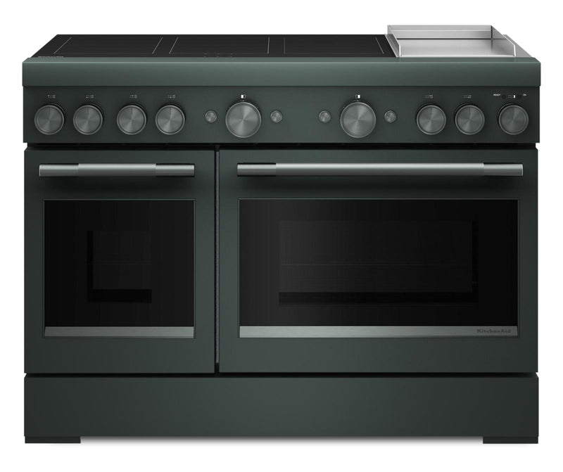 Cuisinière à induction amovible KitchenAid de 6,3 pi³ avec plaque chauffante - genièvre - KFID948SJP