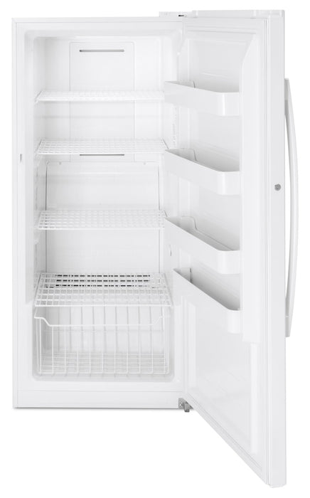 Congélateur vertical GE sans givre de 14,1 pi³ - FUF14SMRWW