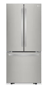 Réfrigérateur LG de 21,8 pi3 et de 30 po de profondeur standard à portes françaises - acier inoxydable - LFCS22520S 