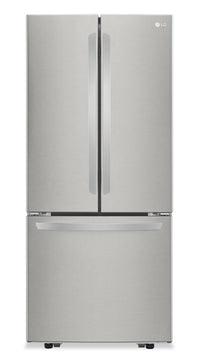  Réfrigérateur LG de 21,8 pi3 et de 30 po de profondeur standard à portes françaises - acier inoxydable - LFCS22520S