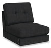 Fauteuil modulaire BLOK sans accoudoirs - anthracite