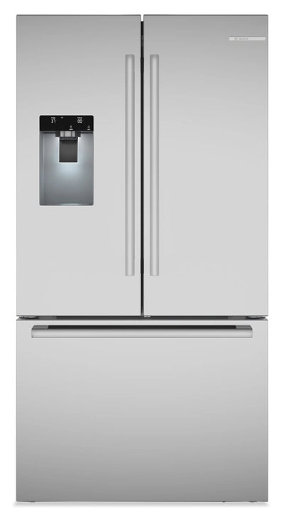 Bosch 21.6 Cu. Ft. French-Door Bottom Mount Refrigerator - Stainless Steel - B36CD52SNS | Réfrigérateur Bosch de 21,6 pi³ à portes françaises à congélateur inférieur - Acier inoxydable - B36CD52SNS