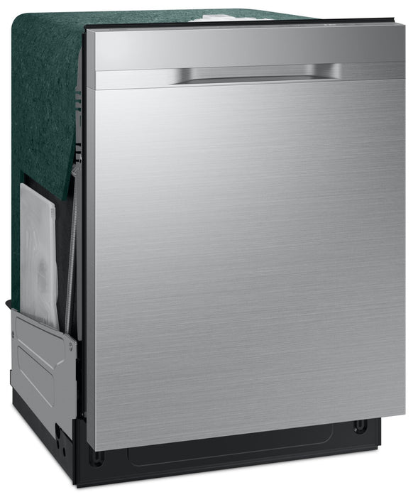 Lave-vaisselle Samsung de série 5500 de 24 po et de 48 dBA avec commandes sur le dessus et 3e panier - DW80DG5500SRAA