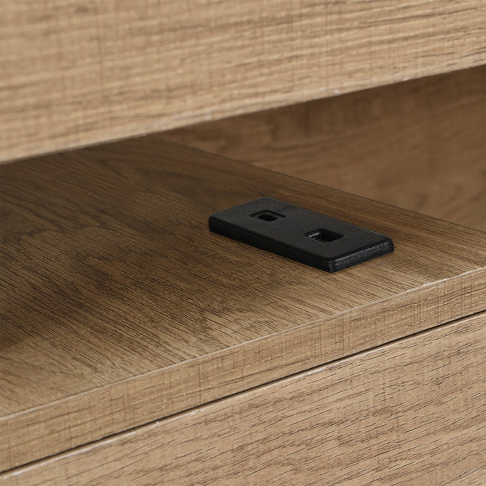 Bureau Winslow de 60 po à 3 tiroirs - brun clair