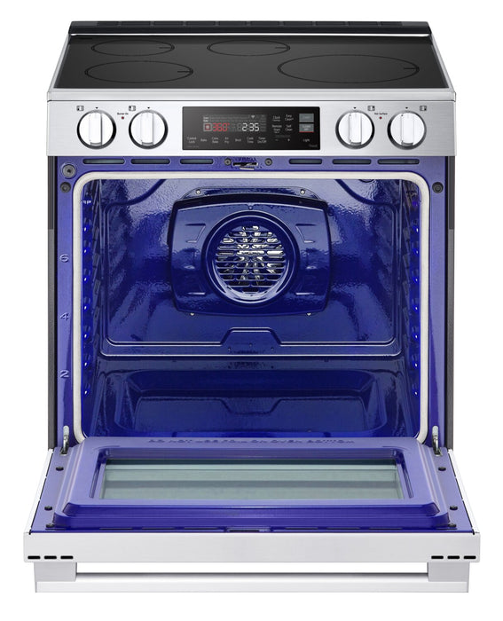 Cuisinière induction encastrée intelligente LG de 6,3 pi3 avec friture à air - LSIL6334XE