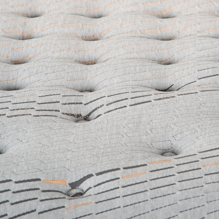 Ensemble Matelas semi-ferme à Euro-plateau Bronson PosturepedicMD Plus de série 1000 de Sealy pour très grand lit