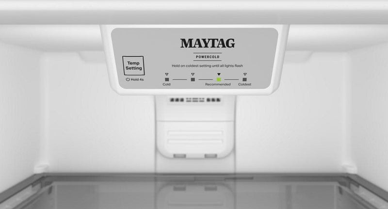 Réfrigérateur Maytag de 19 pi3 et de 30 po à congélateur supérieur avec mode garage - noir - MRTX5119SB