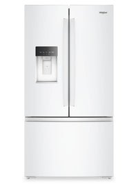Réfrigérateur Whirlpool de 36 po et de 23,4 pi3 à portes françaises - blanc - WRFC5036RW