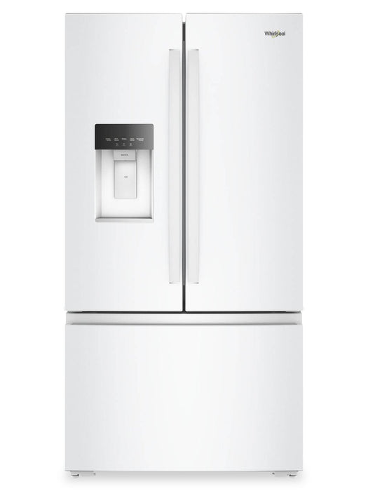 Réfrigérateur Whirlpool de 36 po et de 23,4 pi3 à portes françaises - blanc - WRFC5036RW