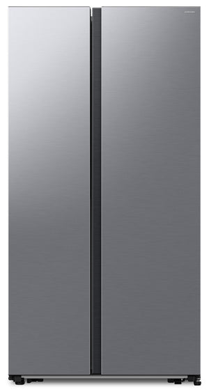Réfrigérateur Samsung de 20,5 pi3 et 36 po de profondeur comptoir à compartiments juxtaposés avec technologie SpaceMax - RS20DG4000M9AA