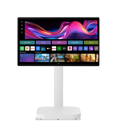 LG 32" 4K UHD IPS Touchscreen Smart Monitor Swing with Rolling Stand (32U889SA-W.ACC) | Moniteur intelligent IPS LG Swing UHD 4K de 32 po avec écran tactile et support à roulettes (32U889SA-W.ACC)