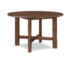["Table de salle à manger ronde Vale de 48 po (l) en bois - brune"]