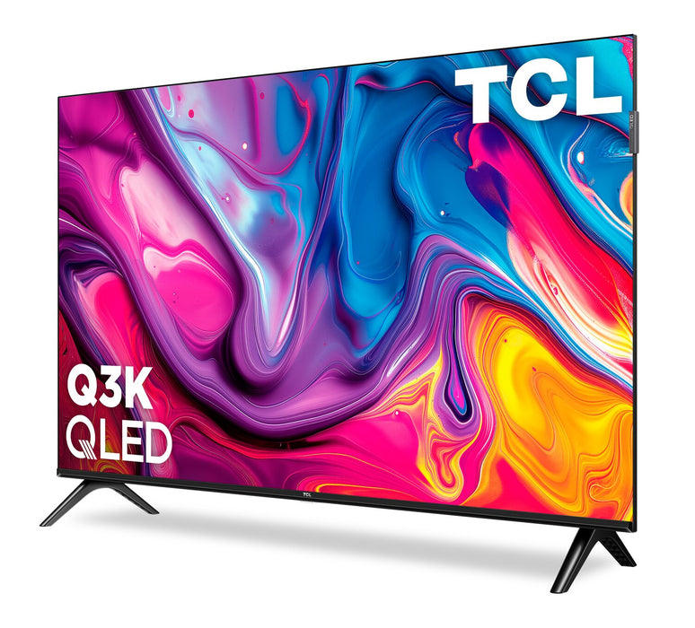 Téléviseur intelligent QLED TCL Q3K Full HD de 32 po avec boîtes quantiques et Google TV (32Q3K)