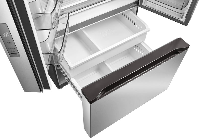Réfrigérateur intelligent Midea de 36 po et de 29,3 pi³ à portes françaises - acier inoxydable - MRF29D2AST