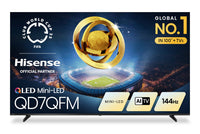  Téléviseur intelligent QLED à Mini DEL HISENSE QD7QFM UHD 4K de 85 po avec IA et Fire TV (85QD7QFM)