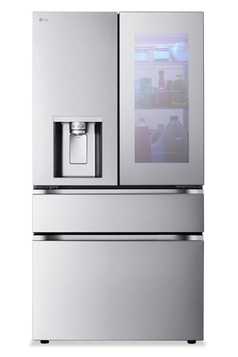 Réfrigérateur à 4 portes LG de 29 pi3 et de 36 po de profondeur standard MAXMC à portes françaises avec InstaViewMD - LF29S9775S