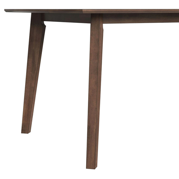 Table de salle à manger Rain de 72 po (L) - brune