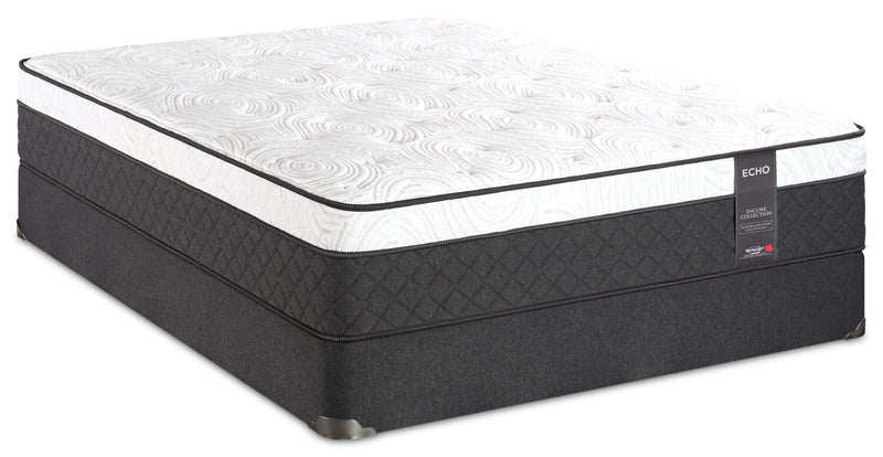 Ensemble matelas ferme à Euro-plateau Encore Echo de Springwall pour lit double 