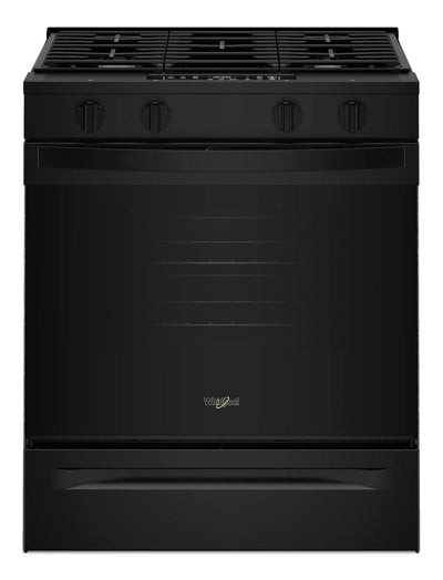 Whirlpool 30" 5 Cu. Ft. Smart Gas Range - Black - WSGS3330TB | Cuisinière à gaz intelligente Whirlpool de 30 po, 5 pi³ – noir – WSGS3330TB