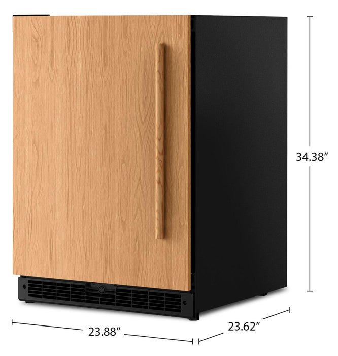 Réfrigérateur KitchenAid de 24 po sous le comptoir à panneau personnalisable - panneau personnalisable - KURL124SPA