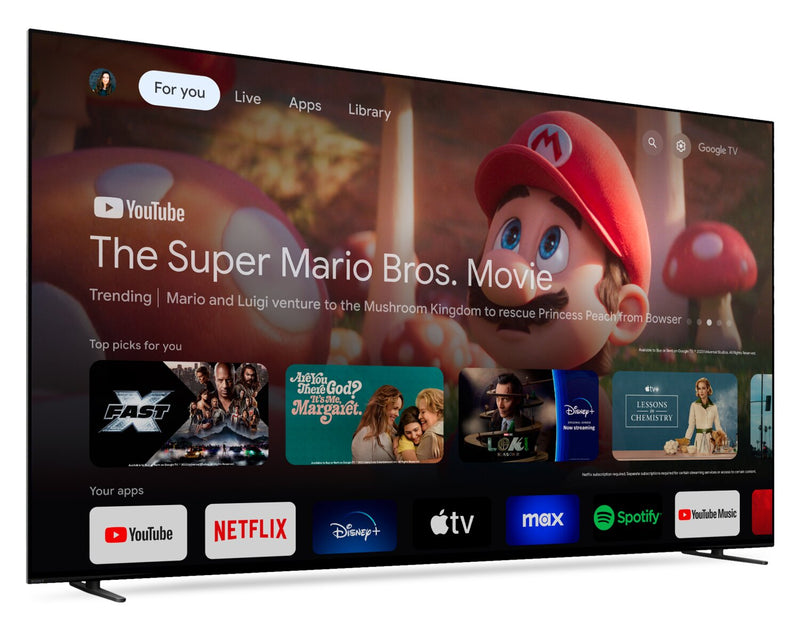 Téléviseur intelligent DELO Bravia 8 de Sony 4K de 77 po à 120 Hz avec HDR10
